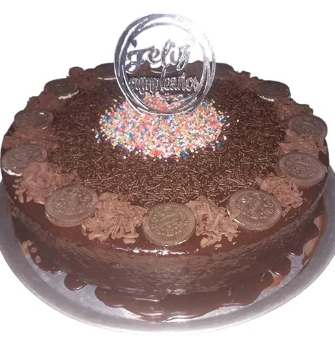 Torta de chocolate con galletas