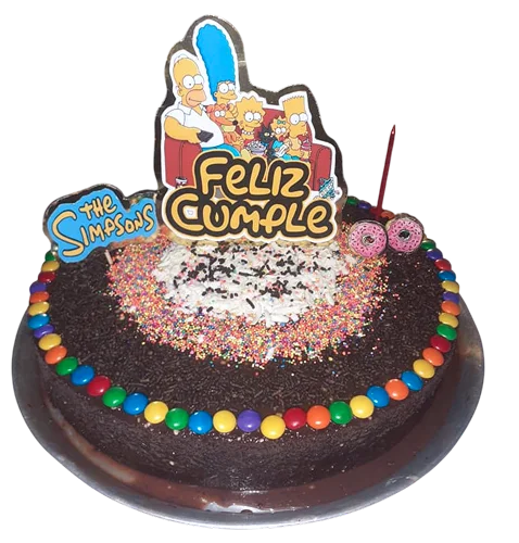 Torta de los Simpsons